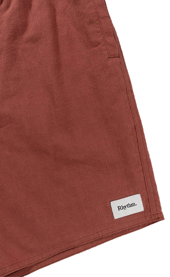 Pantalones cortos de lino con textura para hombre