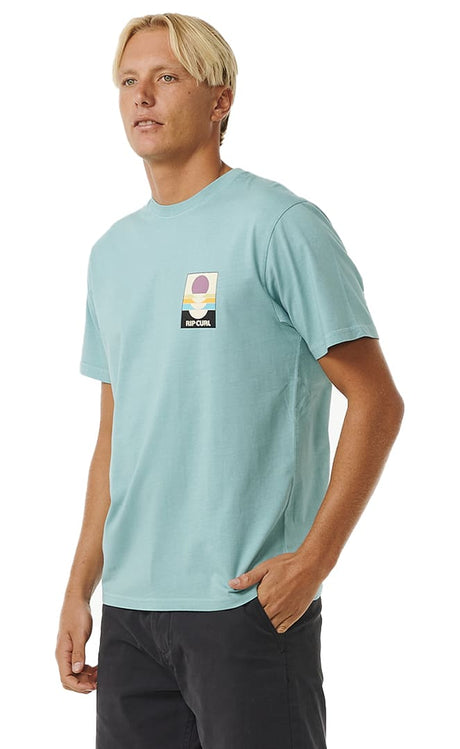 Camiseta Surf Revival Peaking, Hombre