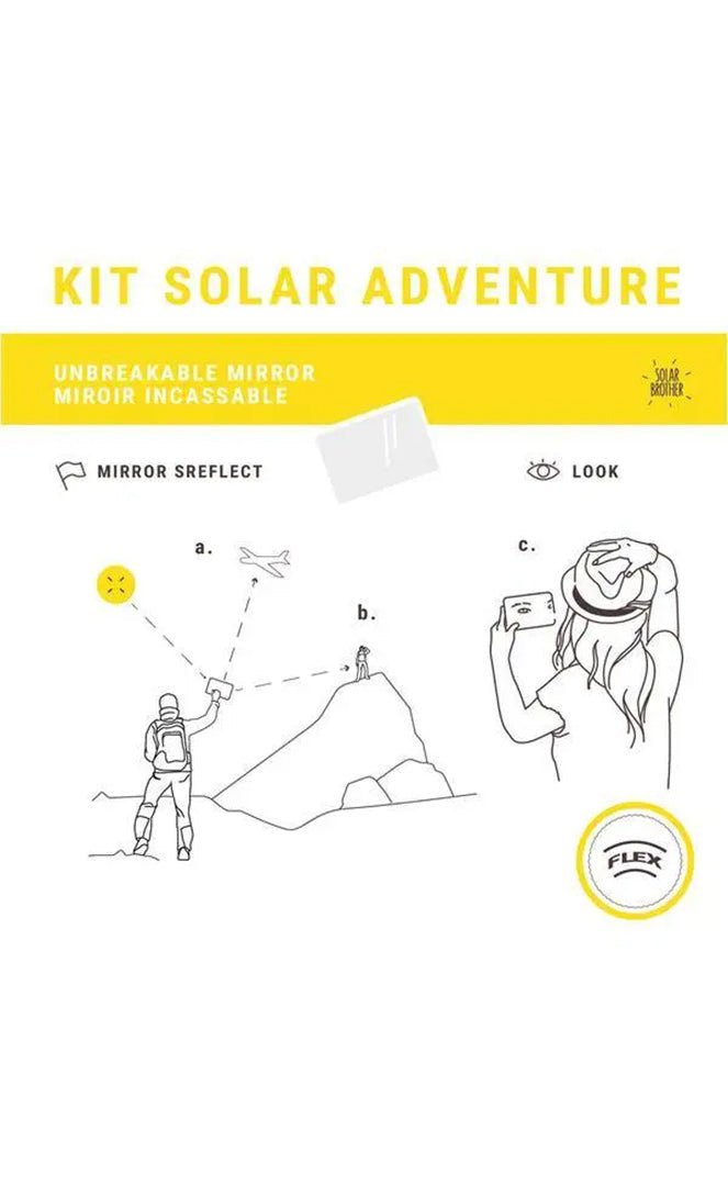Kit de Aventura Equipo de Supervivencia Solar#FireSolar Brother