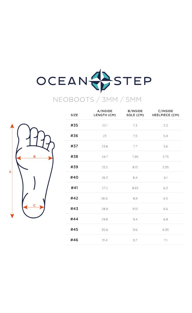 Escarpines acuáticos de 5 mm#SurfOcean Step Booties