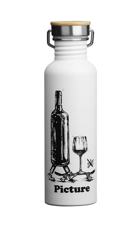 Hampton White Gass Flask#BotellasImagen