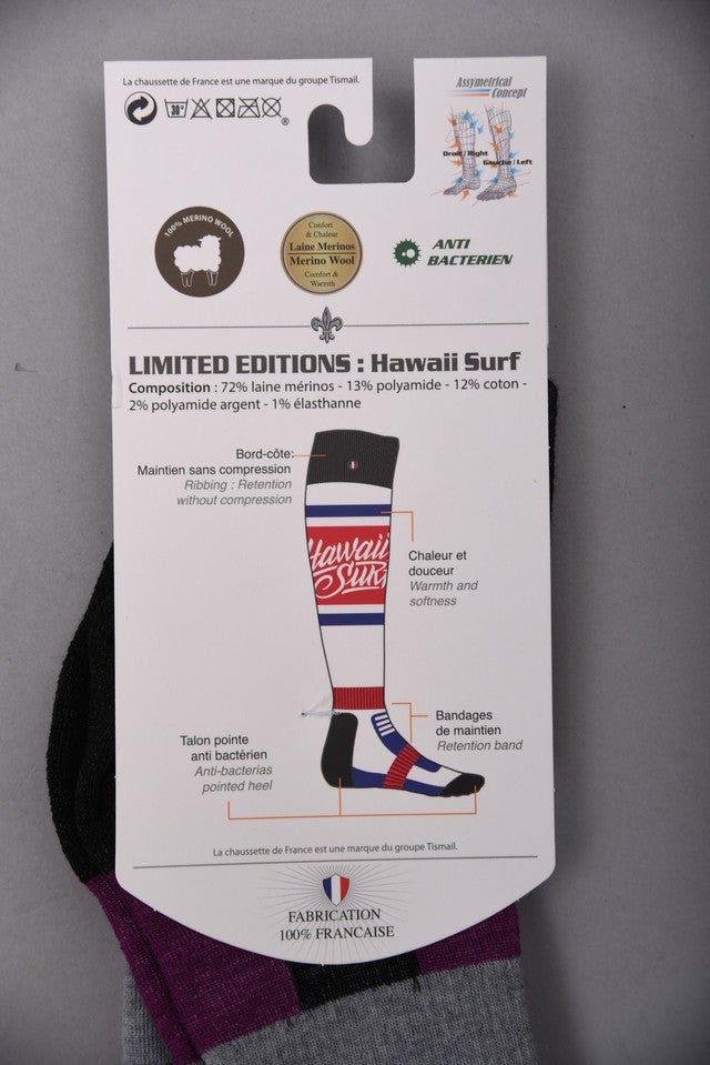 Hawaiisurf Collab Ski Socks#CalcetinesLa Chaussette De France