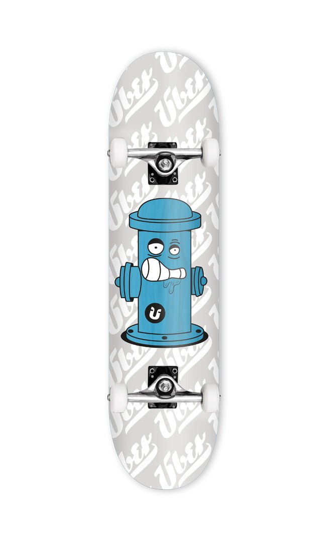 Hydrant Azul Claro Skate Completo 8.0#Skateboard StreetUeber