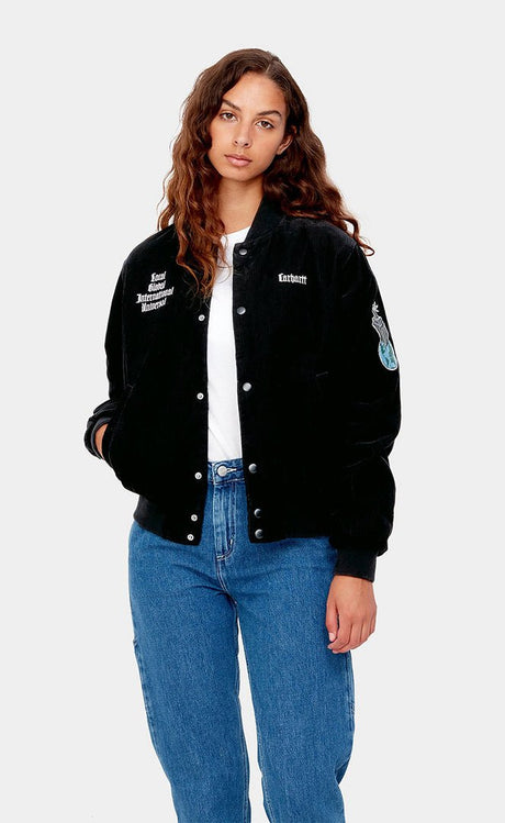 Chaqueta Letterman Mujer#Carharttjackets
