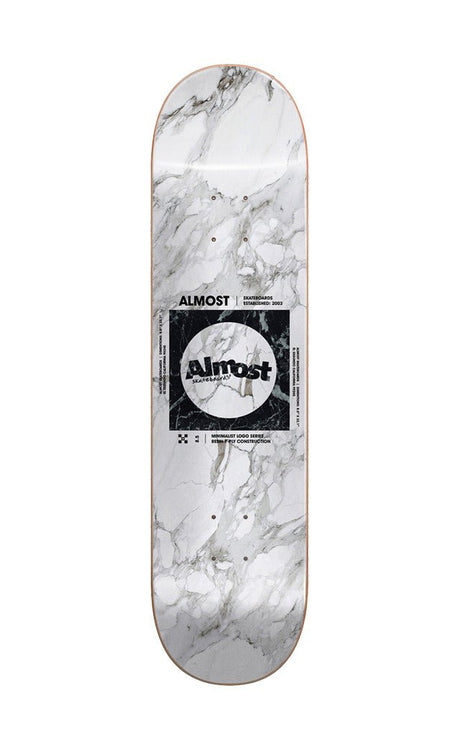 Minimalist R7 Blanco Negro 8.5 X 32.12 deck Skate#Skateboard StreetAlmost