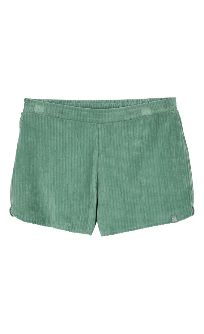 Pantalones cortos Omega de terciopelo para mujer#ShortsOxbow