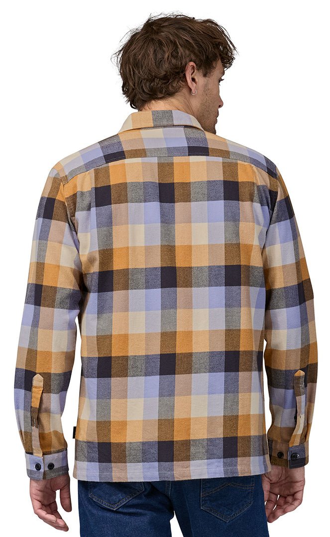 Camisa de manga larga para hombre de franela Fjord de algodón orgánico#Patagonia Shirts