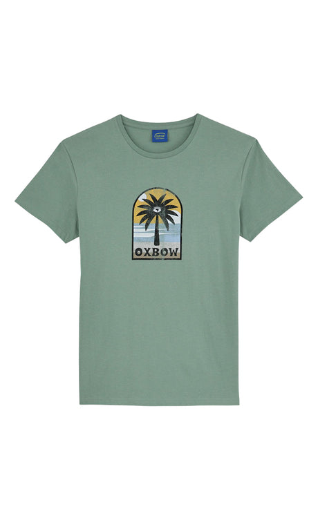 Camiseta Oxbow Tiburon S/S Graphic Oasis Homme OASIS