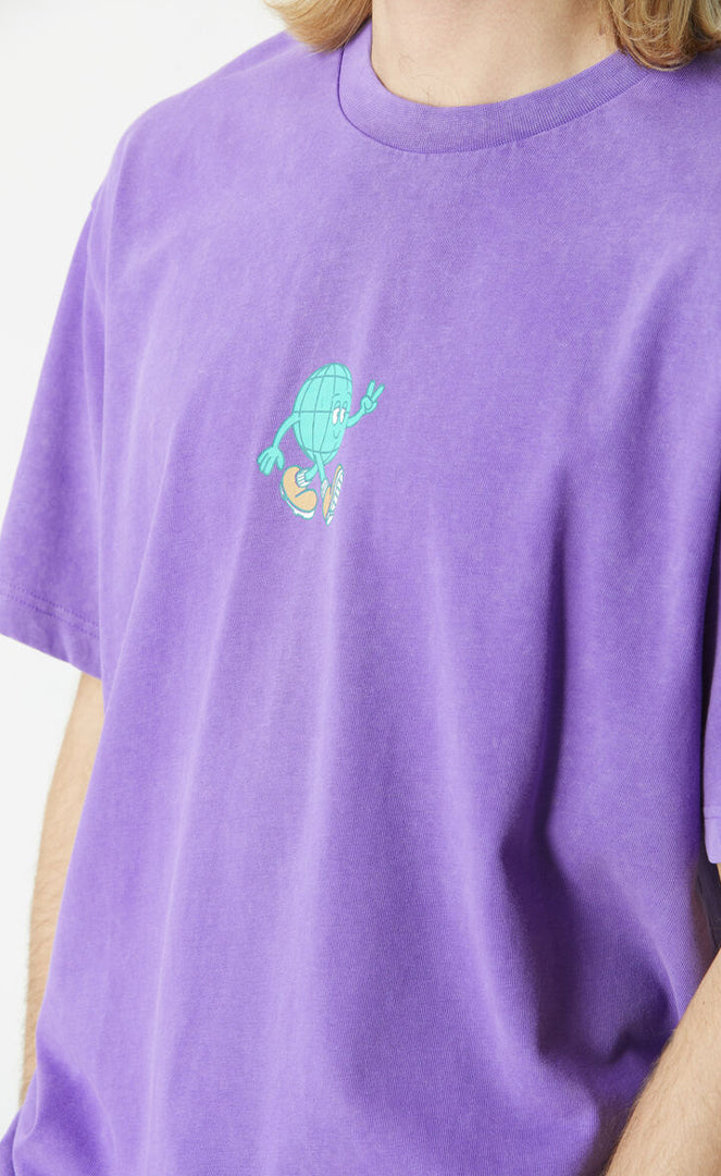 Picture Camiseta Tread Purple Washed Manga Corta Hombre MORADO LAVADO