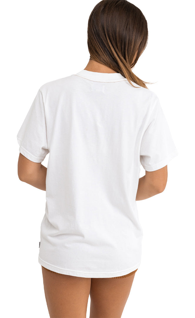 Rhythm Camiseta Mujer Classic Boyfriend White S/s BLANCA