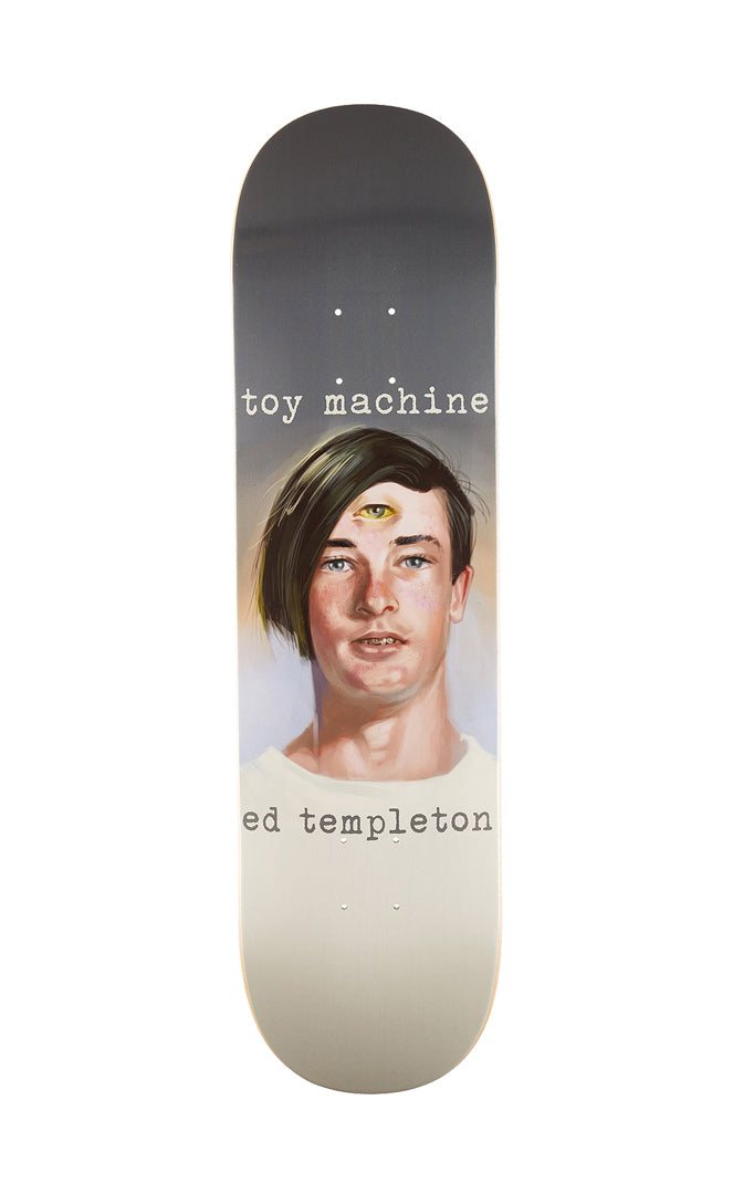Toy Machine Templeton Portrait 8.25 X 32 Monopatín ED TEMPLETON